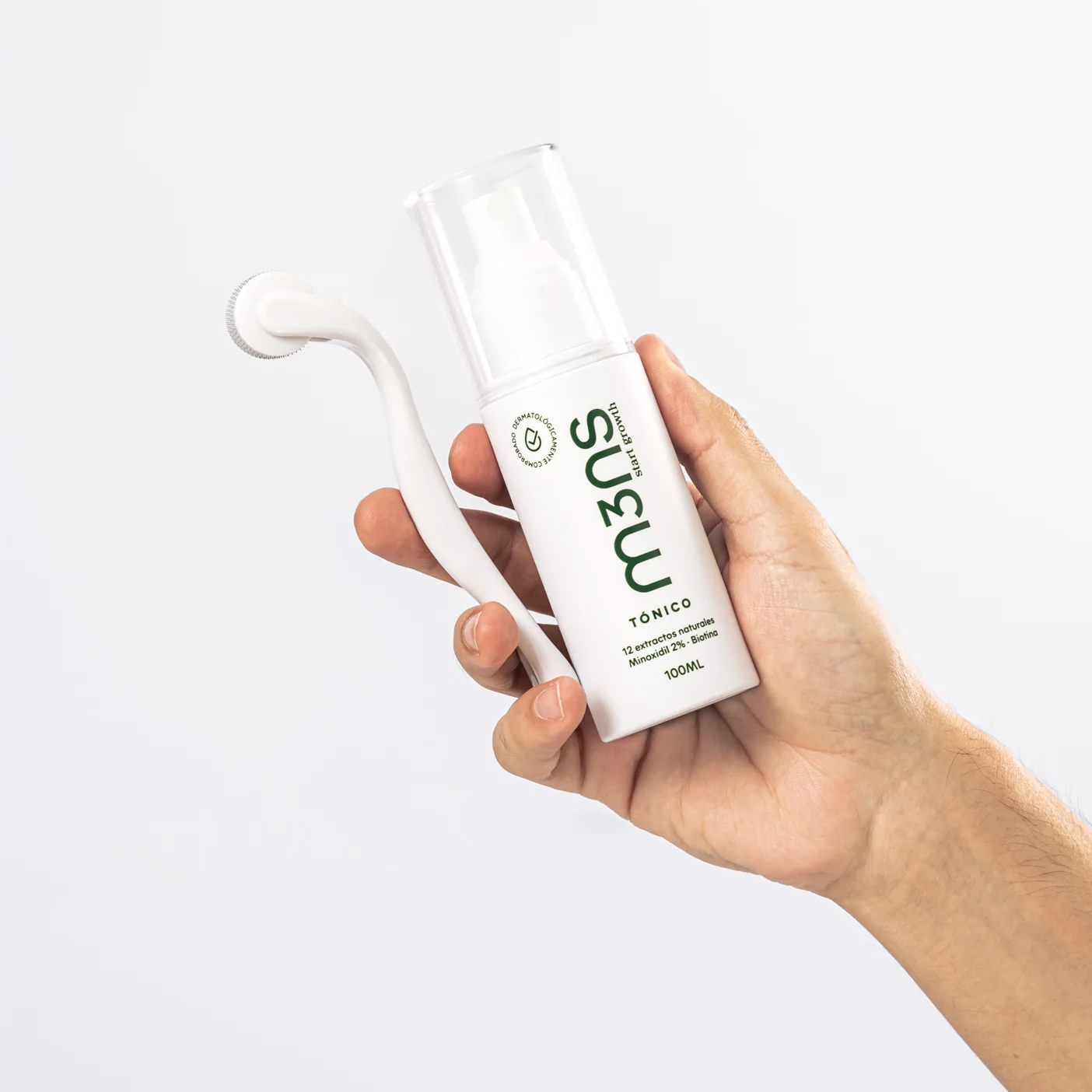 Combo Tónico Crecimiento + Derma Roller | Barba & Cabello Pro+